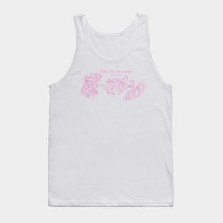 Park City Trail Map Pink Tank Top